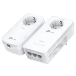 Kit PowerLines AV1300 TL - WPA8635P KIT Gigabit Passthrough AC Wi - Fi (Pack 2) - TP - LINK