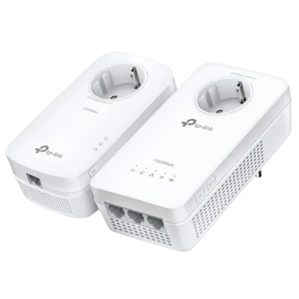 Kit PowerLines AV1300 TL - WPA8635P KIT Gigabit Passthrough AC Wi - Fi (Pack 2) - TP - LINK