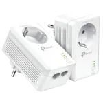 Adaptador Powerline TP - Link TL - PA7027P KIT 1000Mbps Alcance 300m Pack de 2