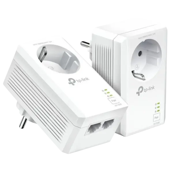 Adaptador Powerline TP - Link TL - PA7027P KIT 1000Mbps Alcance 300m Pack de 2