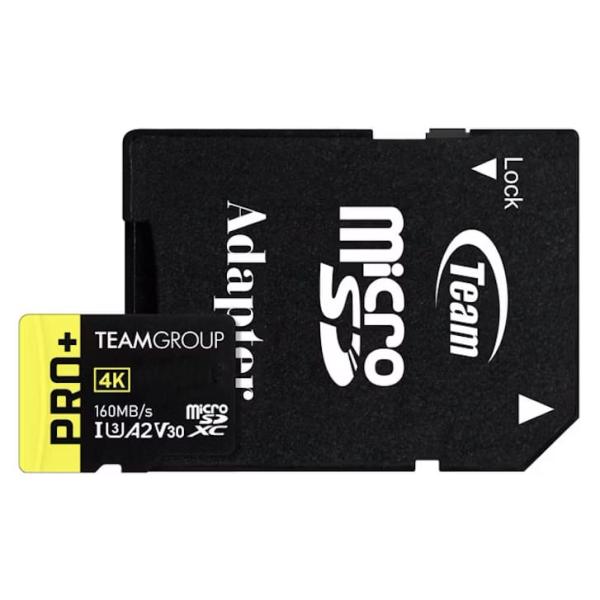 Micro SD Team Group PRO+ MicroSDXC A2 UHS - I U3 V30 256GB — Recondicionado