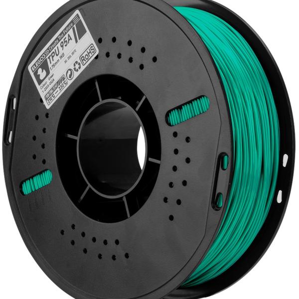 Filamento de Impressão 3D TPU 1,75mm 1Kg (Verde) - ELEGOO