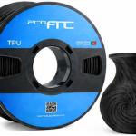 Filamento de Impressão 3D TPU 1,75mm 1Kg (Preto) - ProFTC