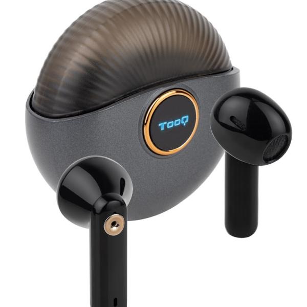 Auriculares Snail Bluetooth (Cinza/Preto) - TOOQ