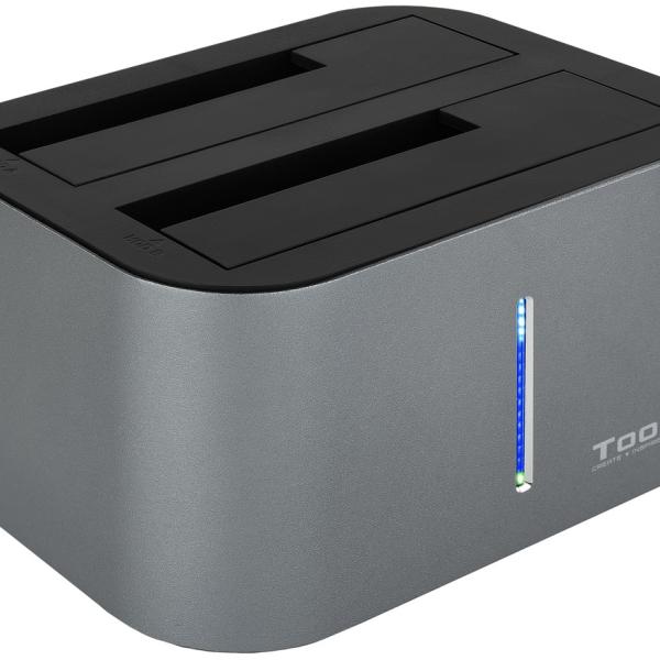Docking Station p/ Discos SATA Dual 2,5 e 3,5 USB 3.0/3.1 - TooQ