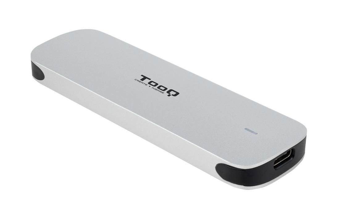 Caixa Externa p/ DIsco SSD M.2 NGFF USB 3.1 Gen 1 (Prateado) - TOOQ