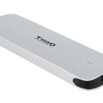 Caixa Externa p/ DIsco SSD M.2 NGFF USB 3.1 Gen 1 (Prateado) - TOOQ