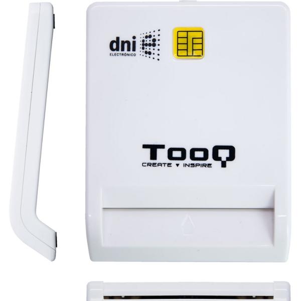 Leitor SmartCard p/ Cartões Identificação/Cidadão/DNI USB2.0 (Branco) - TooQ