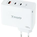 Carregador Universal 2x USB - C/PD + 1x USB - A/QC 100W (Branco) - TOOQ