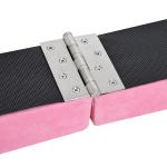 Barra de Equilíbrio Ginástica Dobrável 210 cm Barra de Ginástica Artística para Crianças Iniciantes e Ginastas 210x10x6,5 cm Rosa