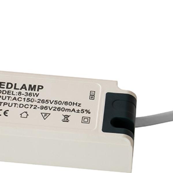 Transformador p/ Paineis de LED AC150 - 265V / DC72 - 96V 8...36W