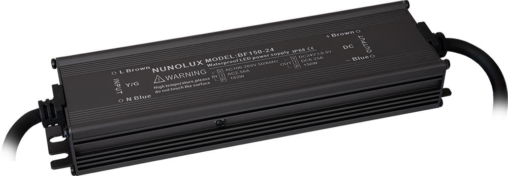 Fonte Alimentação Estanque IP68 24V DC 6,25A 150W c/ Fios