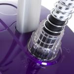 Ferro de Engomar a Vapor com Depósito de 1,8L e Temperatura Ajustável em 11 Níveis 21,5x30x150 cm Branco e Roxo