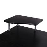 Secretária para Escritório de Madeira MDF 152x60x88 cm Preto