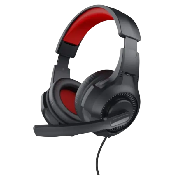 Auscultadores Headset Gaming c/ Fios Jack 3.5mm (Preto/Vermelho) - TRUST