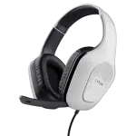 Auscultadores Headset GXT 415W Zirox c/ Fios Jack 3.5mm (Branco) - TRUST