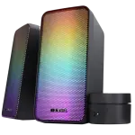 Conjunto de Colunas 2.0 RGB GXT 611 Wezz (Preto) - TRUST
