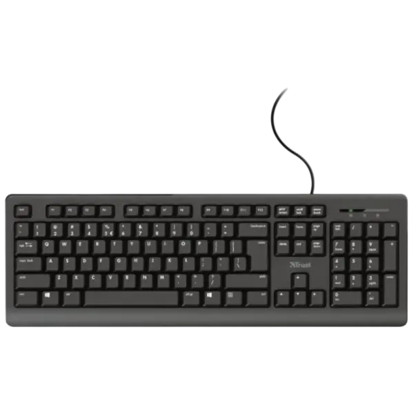 Teclado USB Primo c/ Fios (Preto) - TRUST