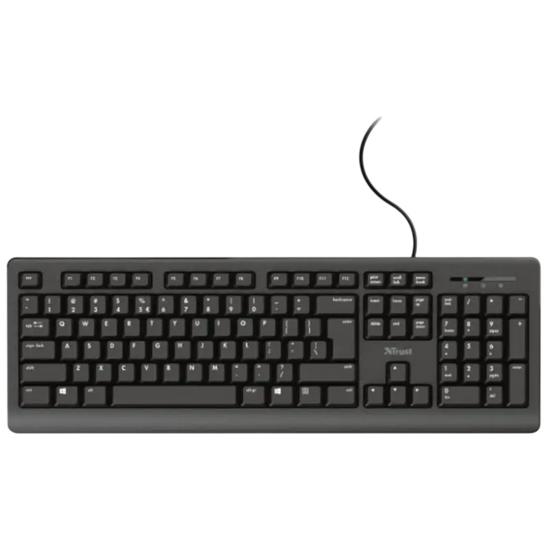 Teclado USB Primo c/ Fios (Preto) - TRUST