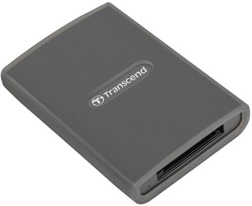 Leitor de Cartões RDE2 USB 3.2 Gen 2 (Cinzento) - TRANSCEND