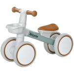 Bicicleta sem Pedais para Crianças de 12 - 36 Meses Bicicleta de Equilíbrio com Assento Ajustável 56x27x39 cm Verde