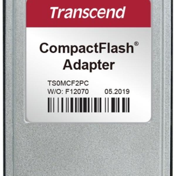 Adaptador Leitor de Cartões CompactFlash (Prateado) - TRANSCEND
