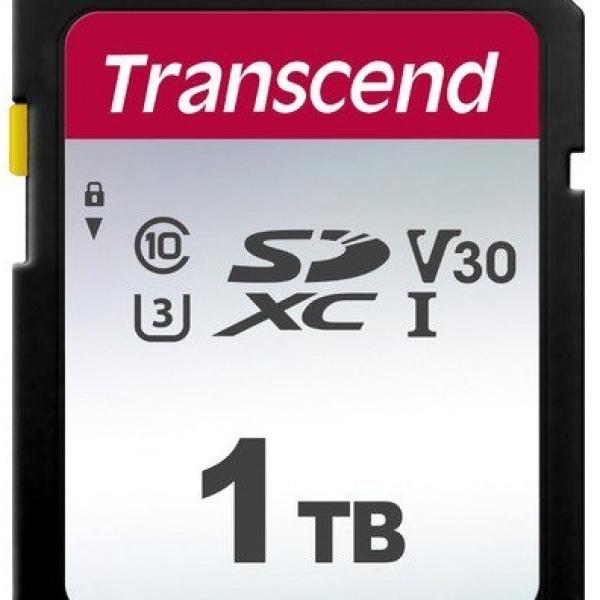Cartão de Memória 300S 1TB SDXC 3D NAND Classe 10 - TRANSCEND