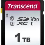 Cartão de Memória 300S 1TB SDXC 3D NAND Classe 10 - TRANSCEND