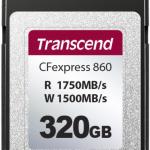 Cartão de Memória CFexpress 860 320GB (Preto) - TRANSCEND