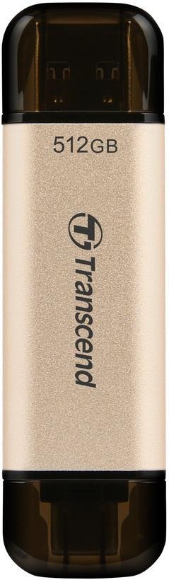 Pen Drive JetFlash 930C 512GB (Dourado) - TRANSCEND