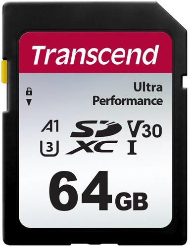 Cartão de Memória 64GB MicroSDXC 340S UHS - I - TRANSCEND