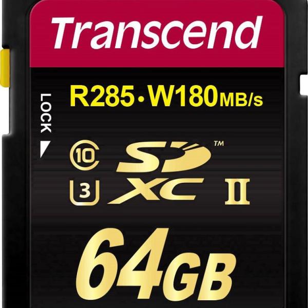 Cartão de Memória 64GB SDXC 700S Class 10 UHS - I - TRANSCEND