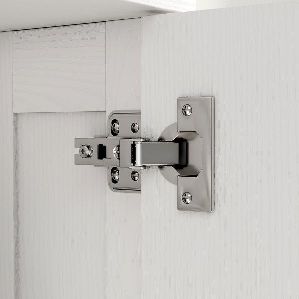 Armário de Casa de Banho de Parede Móvel de Casa de Banho Suspenso com Prateleiras 2 Portas com Desenho em Arco 60x20x60 cm Branco