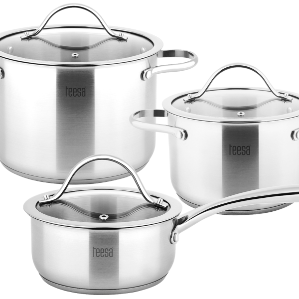 Conjunto de Cozinha Cook Expert Master em Aço Inoxidável (3 Peças) - TEESA