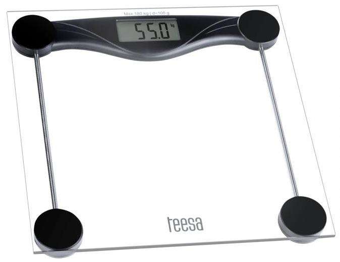 Balança Digital de Banho (180Kg) Vidro - TEESA