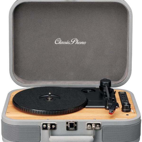 Gira Discos Retro Classic Phono TT - 116GY (Cinzento) - LENCO