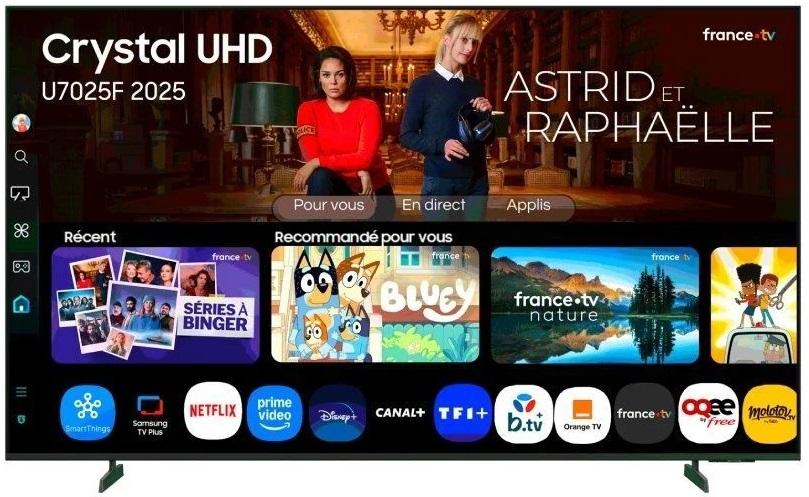 Smart TV LED 65 TU65U7025FKXXC 4K Ultra HD (Preto) - SAMSUNG