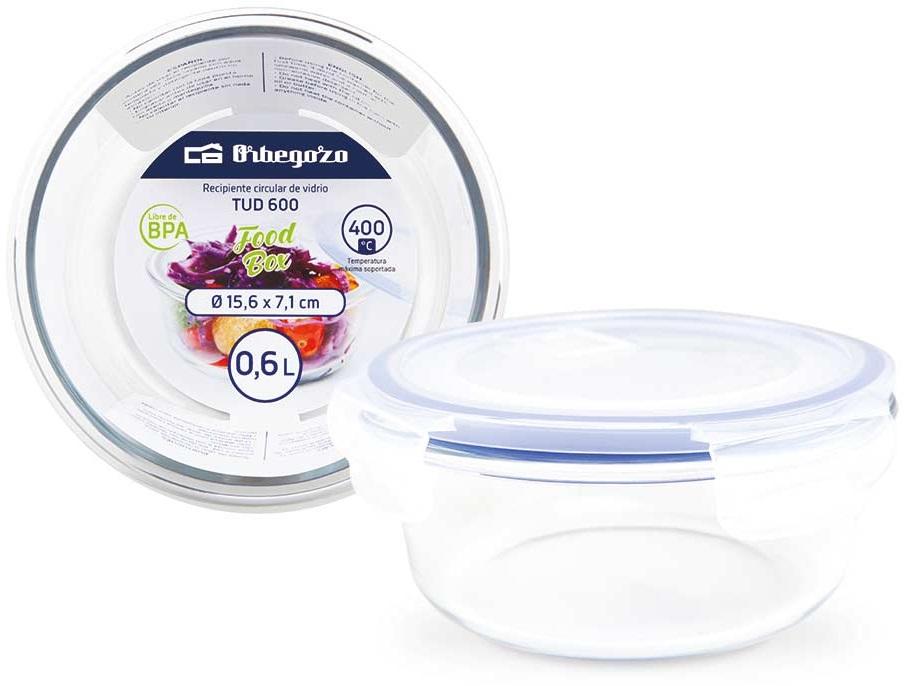 Recipiente Redondo de Vidro (600ml) - ORBEGOZO