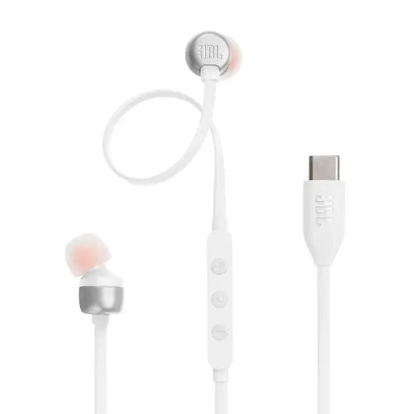 Auriculares Tune 310C USB - C c/ Microfone (Branco) - JBL