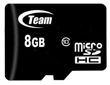 Cartão de Memória MicroSDHC 8GB (Classe 10) - TEAM GROUP