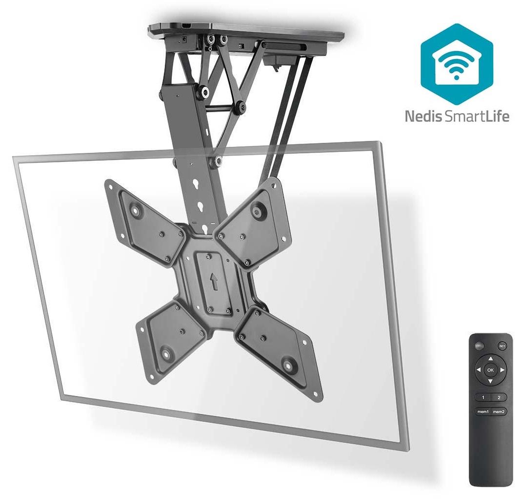 Suporte Tecto Motorizado Inteligente SmartLife p/ TV 23 ~ 65 (Máx 30Kg) c/ Comando - NEDIS