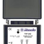 Amplificador TDT Canal 21/69 (25 dB) 2 Saídas c/ LTE - MANATA