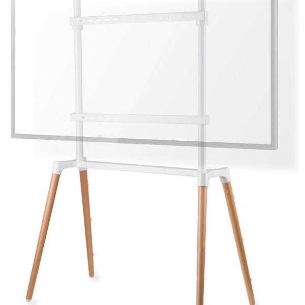 Suporte de Chão p/ TV LED - LCD - PLASMA 60 ~ 75 (Máx 40Kg) Branco - NEDIS