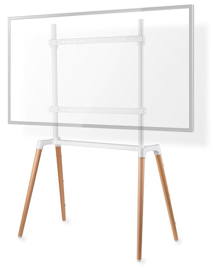 Suporte de Chão p/ TV LED - LCD - PLASMA 60 ~ 75 (Máx 40Kg) Branco - NEDIS