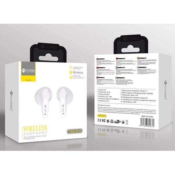 TWS-W15 Auriculares Branco Bluetooth Airpods