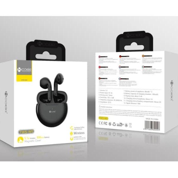 TWS-W5 Auriculares Negro Bluetooth Airpods