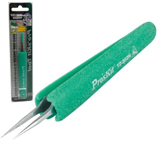Pinça Pontas Planas Finas (Isolada) - Proskit