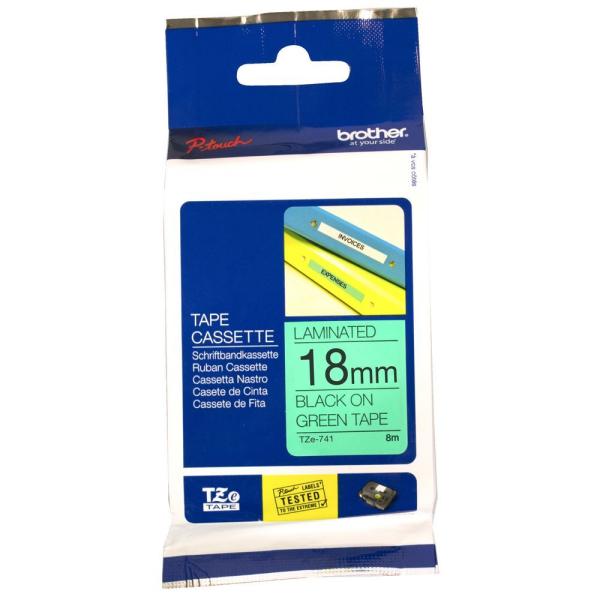 Fita TZE741 (8 mts/1,8cm) - BROTHER