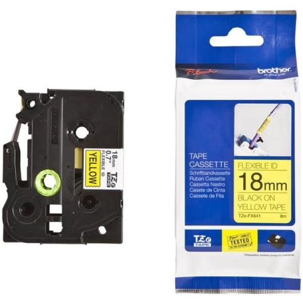 Fita Laminada TZe - FX641 (8 mts/1,8cm) - BROTHER - Recondicionado