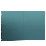 2 Paredes Laterais para Tenda 3x3 m Parede Lateral de Substituição de Tecido Oxford com Janela 300x200 cm Verde